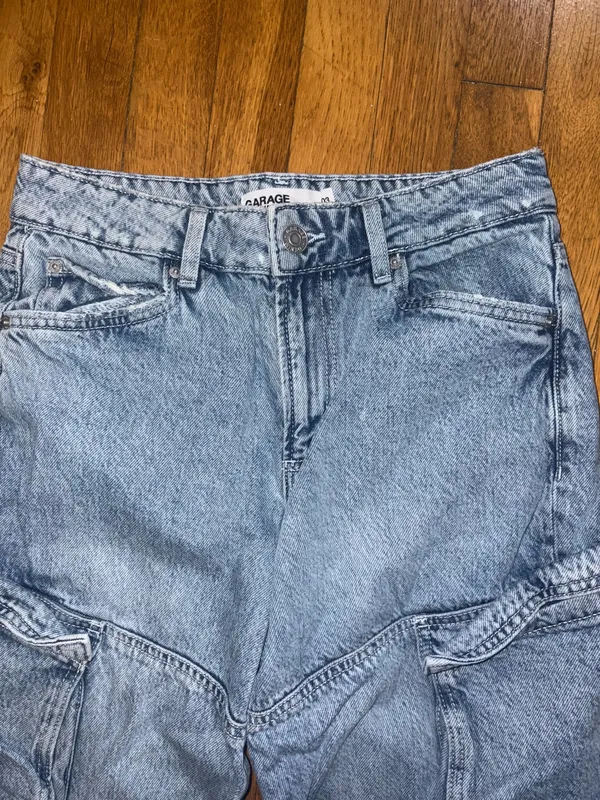 garage women’s baggy cargo jeans - Image 3