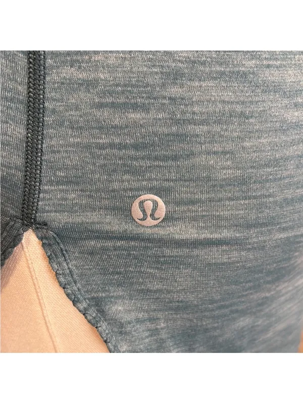 lululemon athletica Heathered Blue Scoop Neck Tank - Image 2