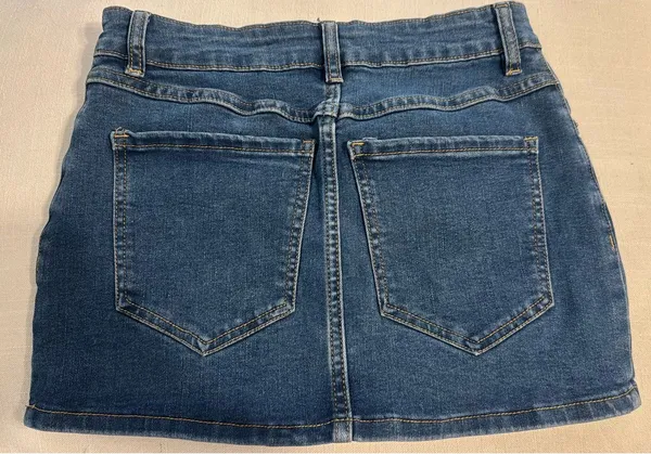 PacSun LA Hearts Denim Skirt Mini - Image 2