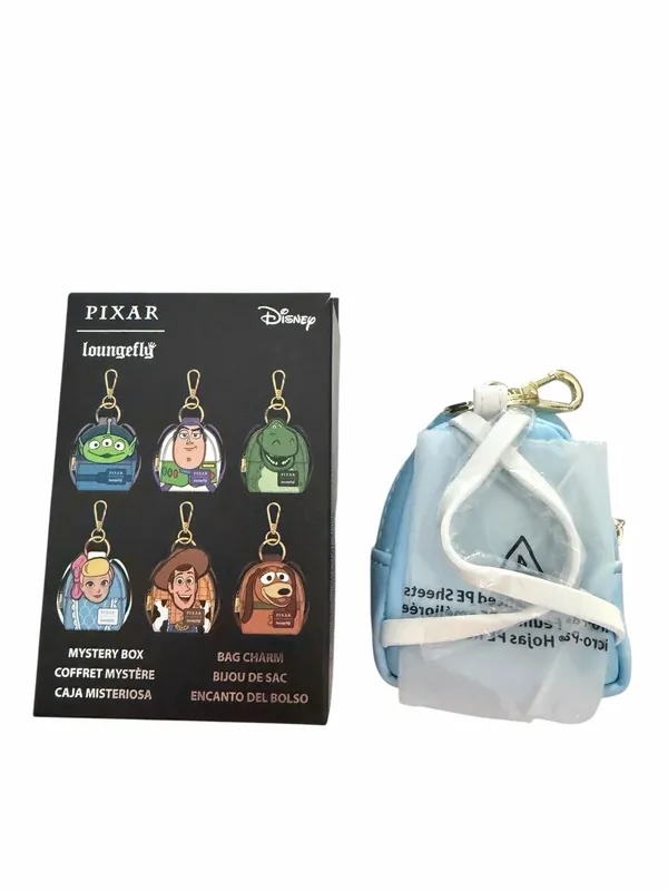 Loungefly Light Blue Pixar Mystery Box Backpack Bag Charm - BO PEEP - Image 2
