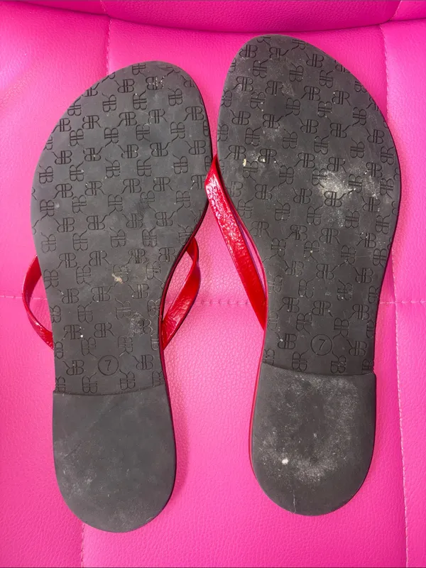Banana Republic Thong Sandals Red Size 7 - Image 3