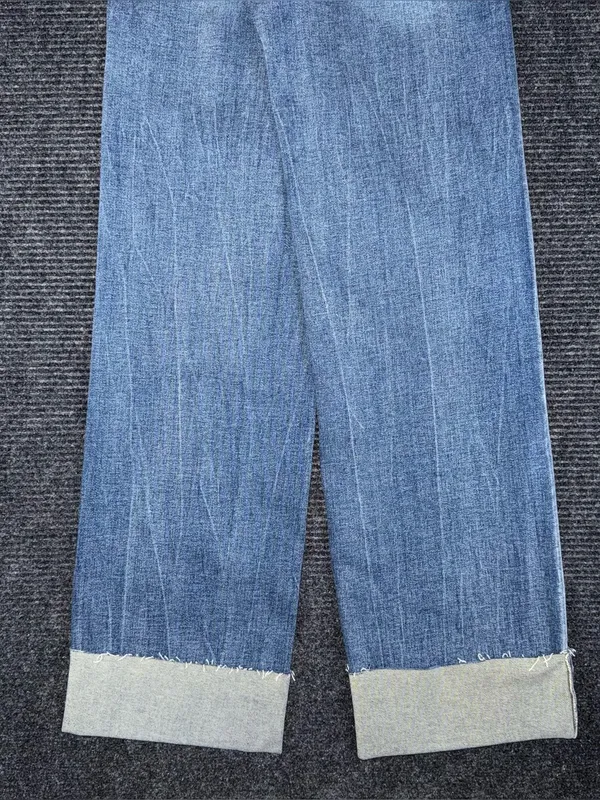 Buckle Black NWT Fit 35 Wide Leg Stretch Cuffed Jeans 26x32 High Rise BBW1388R - Image 6