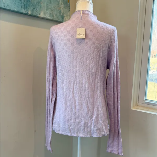 Free People Orchid Dust Long Sleeve Top NWT - Image 2