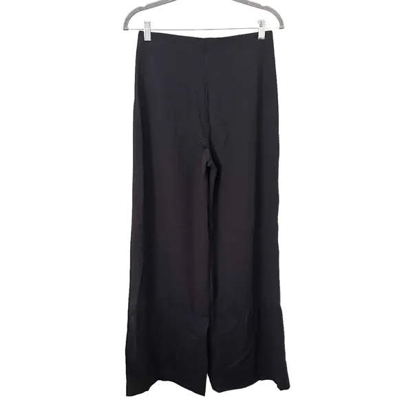 1.STATE Wide Leg Front Seamed‎ Pant Black Sz Small - Image 2