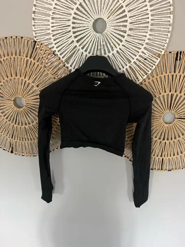 Gymshark Long Sleeve Top Crop - Image 2