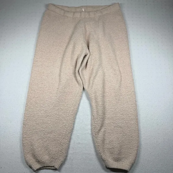 SKIMS Cozy Knit 3 Piece Set 2X/3X Pink Hoodie Joggers Wrap Crop Top - Image 5