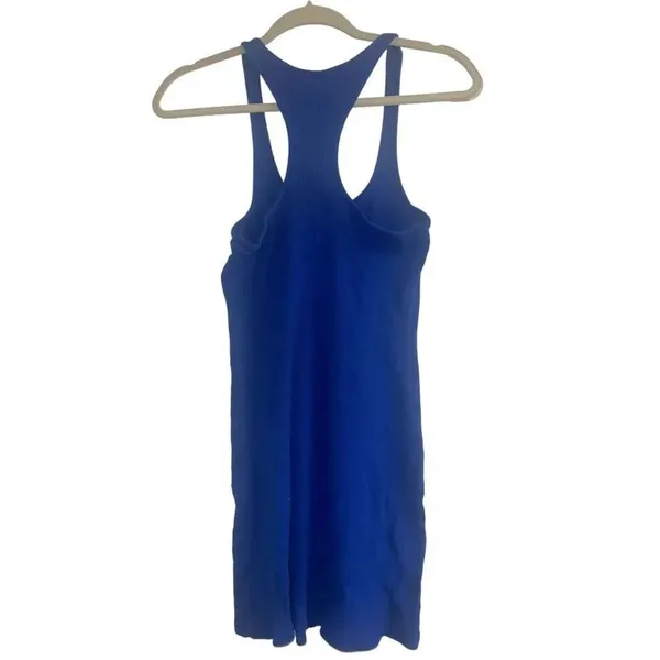 ✨Express Racerback Ribbed Mini Tank Royal Blue Sz XS Dress✨ - Image 3
