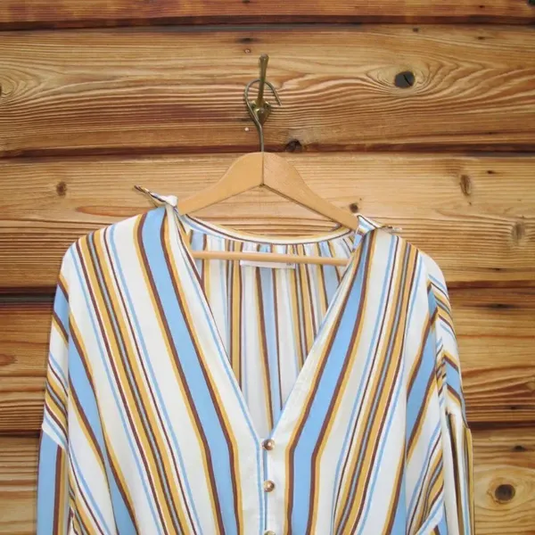 REVOLVE Faithfull the Brand Tie Front Knot Shirt Top - Image 5