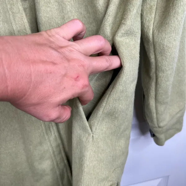Thread & Supply Women's Sage Green Shacket Size S Button-Up Casual Jacket - Image 5