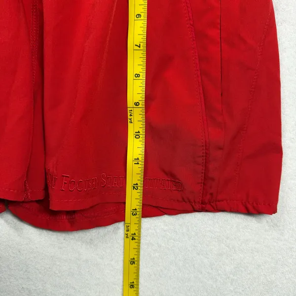 YoungLA Women’s Red Stay Focused Stay Motivated Gym Workout Shorts Medium - Image 8