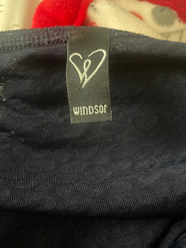 Windsor Blue Shimmer Mini Dress - Image 2