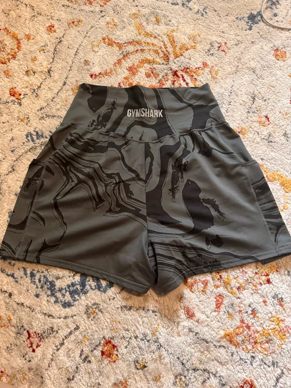 Gymshark black & grey athletic shorts - Image 3