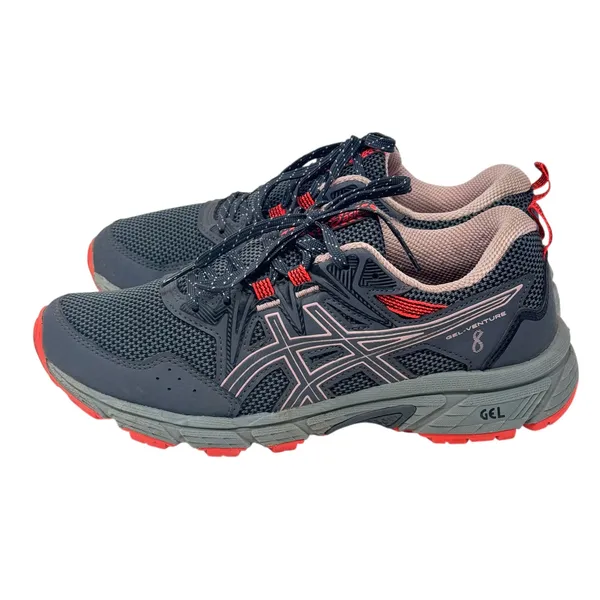 ASICS Women’s Gel-Venture 8 Grey & Peach Running Hiking Sneakers Size 8 - Image 3