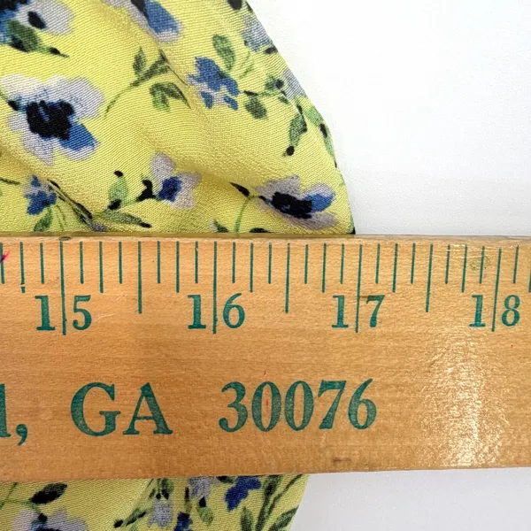 ASTR THE LABEL Chalet Floral‎ Mini Dress Women Medium Yellow Coquette Feminine - Image 9