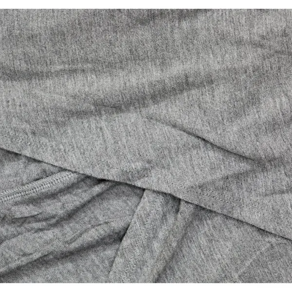 NWT And Now This Scoop Neck Side Tie Wrap Knit Midi Tank Dress Heather Gray L - Image 9