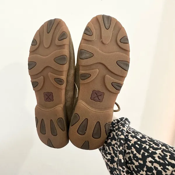 Twisted X WDM0003 Brown Leather Moc Driving Boat Casual Shoes Womans Size 7.5 - Image 7
