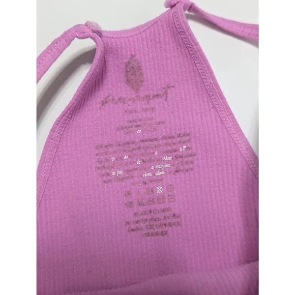 Free People Movement Happiness Crop Top Ribbed Tank Womens X-Small Small Workout - Image 5