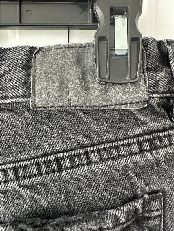 Pacsun Lena Super Baggy Jeans Black Wash Size 25 - Image 5