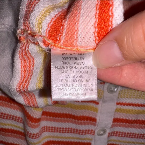 Pendleton Button Down Striped Cardigan Size Medium - Image 8
