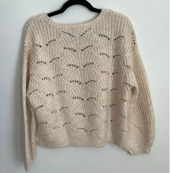 Gentle Fawn Cream Knit Sweater Women's size‎ medium - Image 4