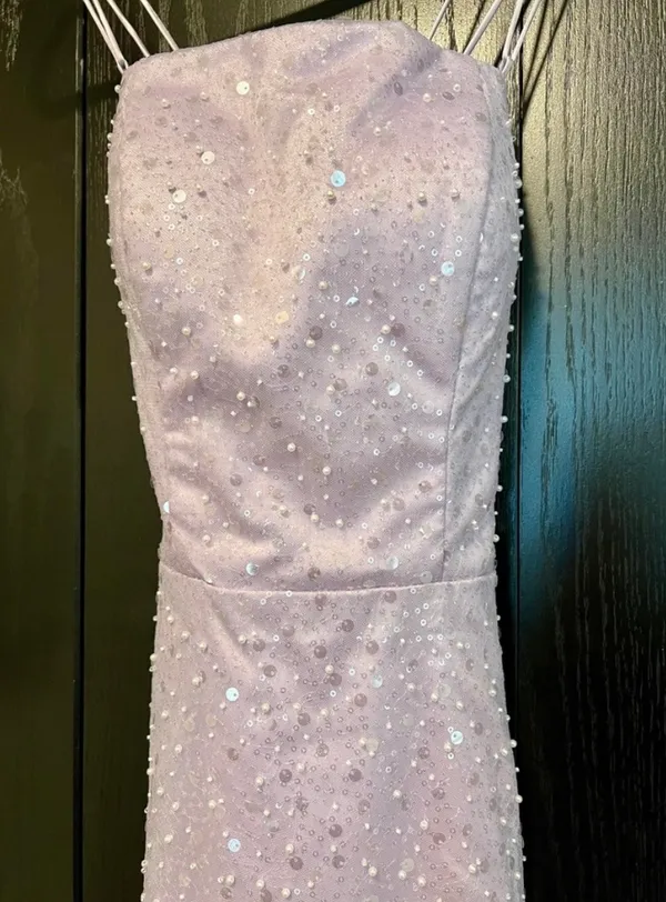 Hebeos Purple Prom Dress - Image 6