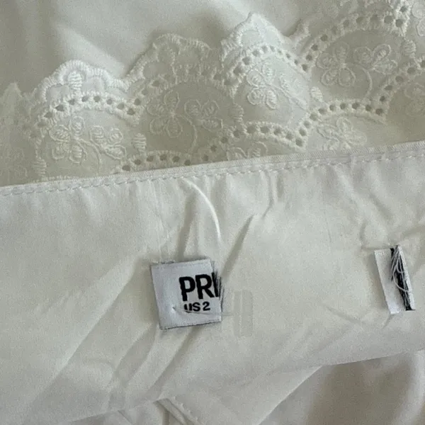 Princess Polly Jezmina Halter Wrap Top with scallop lace detail - Image 4