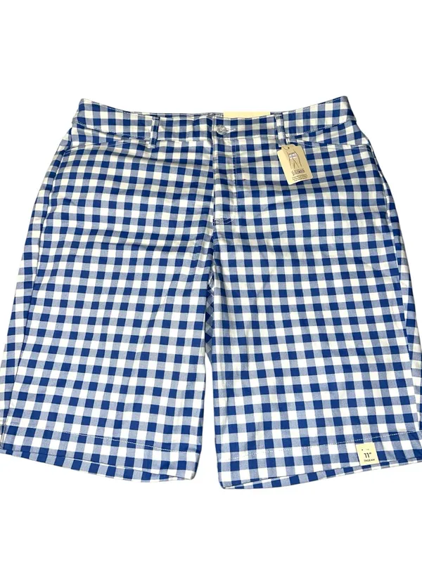 St John’s Bay white and blue gingham Bermuda shorts. Nwt - Image 3