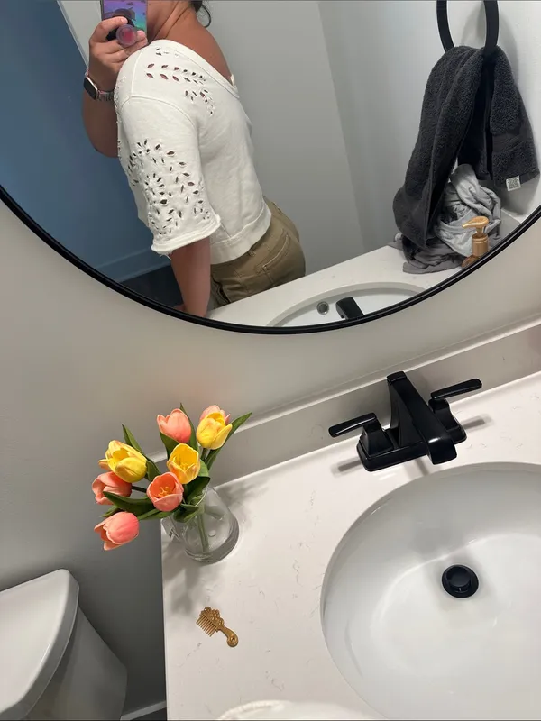 Free People White leaf cutout sweatshirt material short sleeve shirt 100% cotton - Image 3