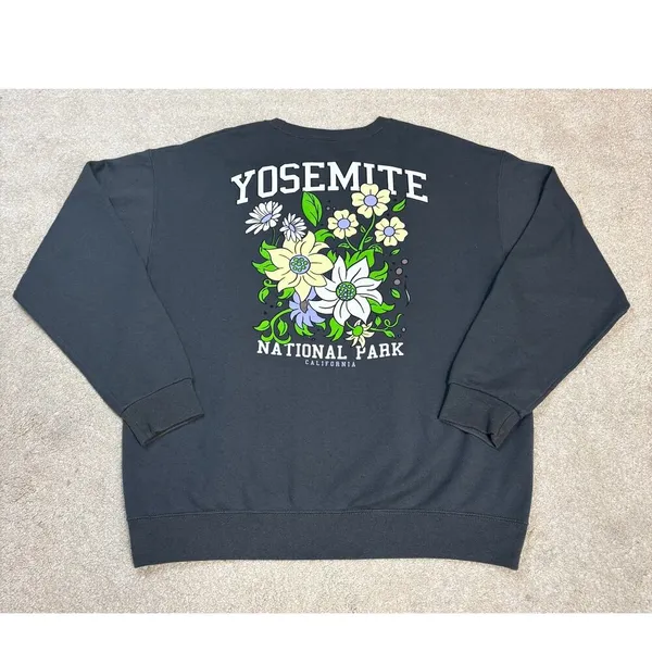 Bowery Supply Co. Yosemite National Park Graphic Sweatshirt Size L - Image 3