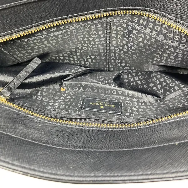 Kate Spade Black Large Saffiano Leather Tote Bag - Image 10