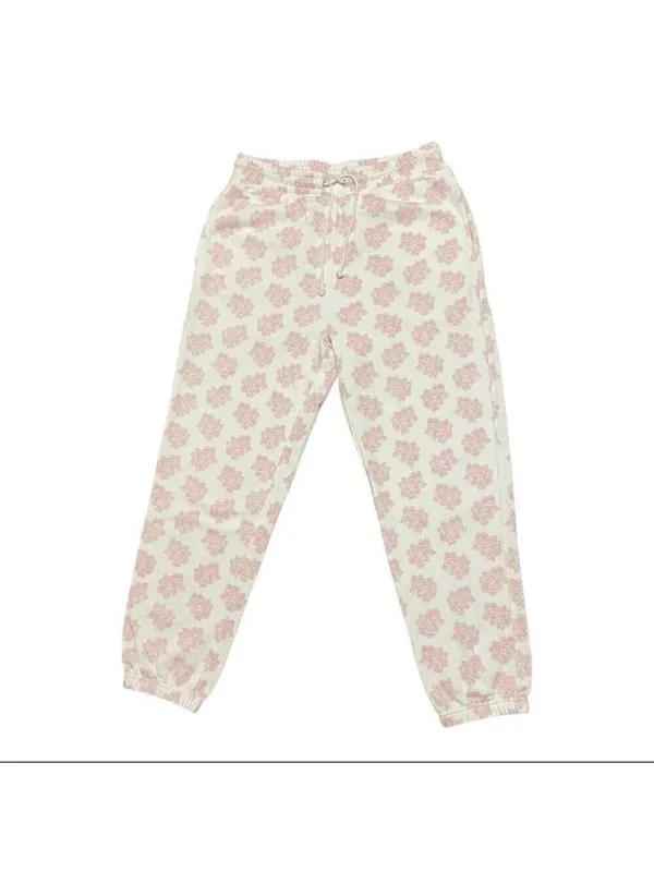 J.Crew Pink And White Sweatpants 100% Cotton Size XS NWT - Image 2