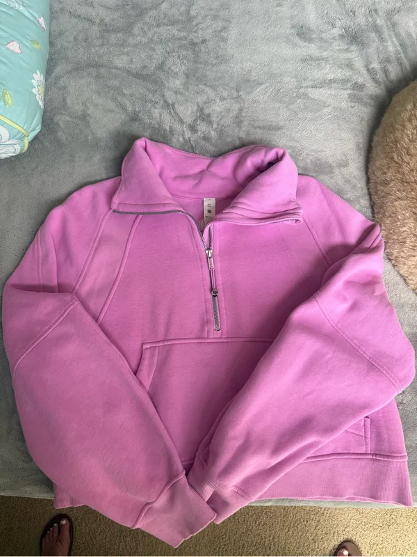 lululemon athletica Pink Half-Zip Pullover Sweatshirt - Image 3