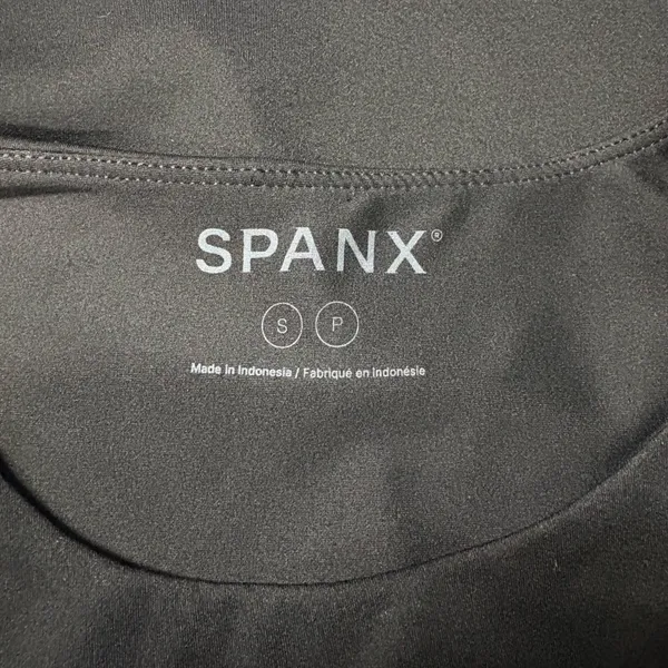 Spanx Black Short Sleeve Thong Bodysuit - Image 8