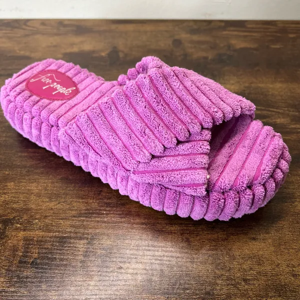 Free People Two Days in Ibiza Platform Sandals Womens 9 Orchid Slides Beach Boho - Image 2