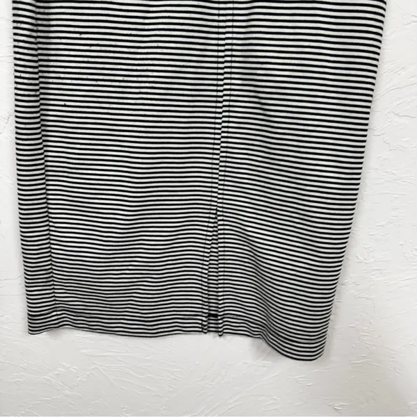 Zara Black White Striped Sleeveless Midi Tank Dress Womens S Nautical Beachy - Image 8