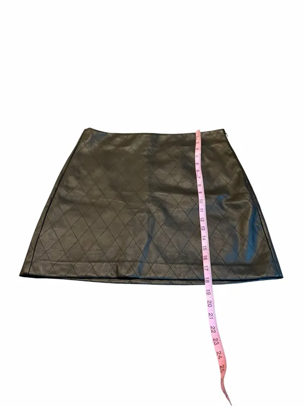 LOFT quilted faux leather skirt - Image 2