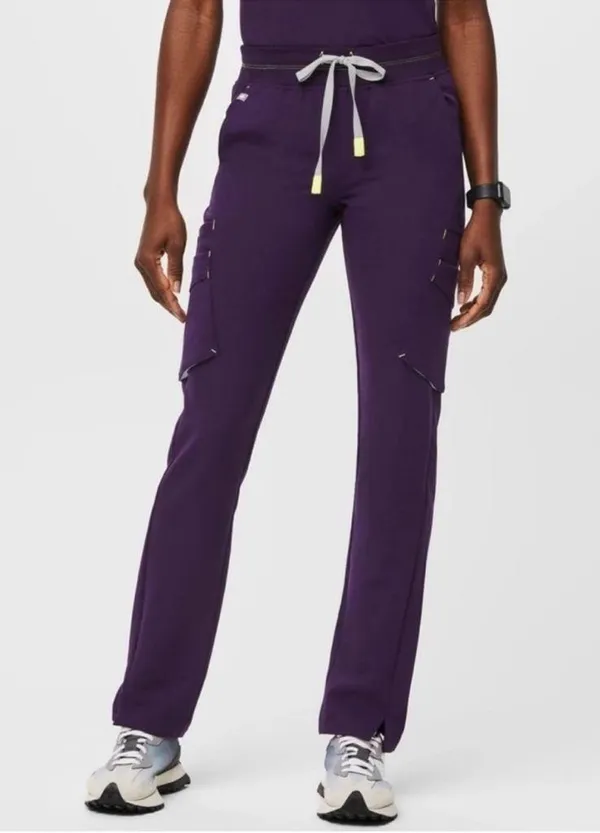 FIGS Soeng Scrub Pant In Purple - Image 2