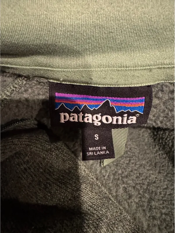 Patagonia Women's Full Zip Fleece Jacket Green Size Small - Image 5