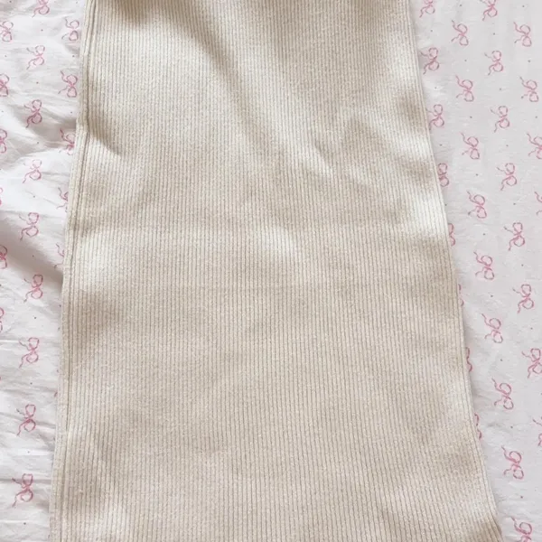 cream long sleeve turtleneck maxi dress size xs - Image 5