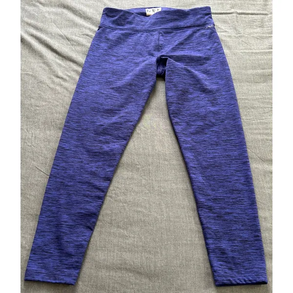 Marc New York Performance Purple Space Dye Leggings Womens Medium Athleisure - Image 3