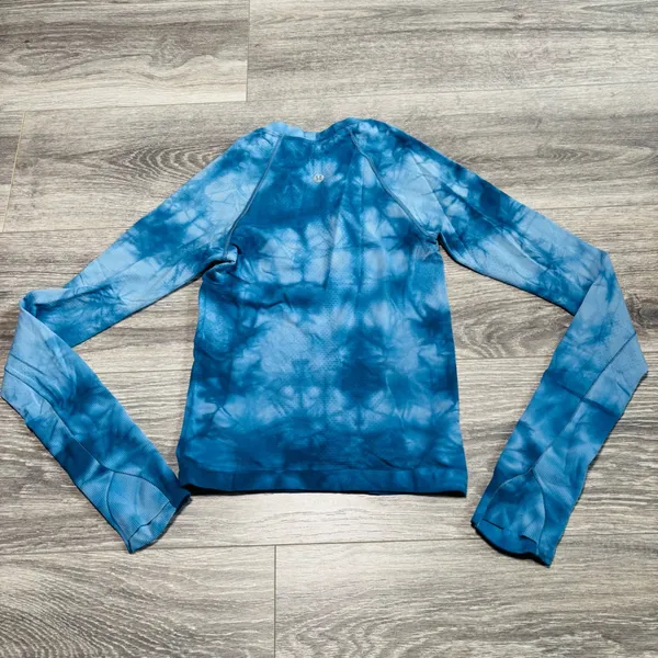 Lululemon‎ Swiftly Tech Long Sleeve Shirt 2.0 Race Length Marble Dye Commander - Image 8