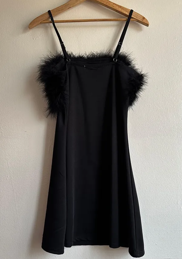 Dolls Kill Feather Dress - Image 4