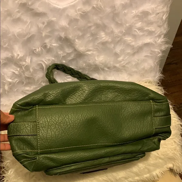 Strada Olive Green Shoulder Bag - Image 4
