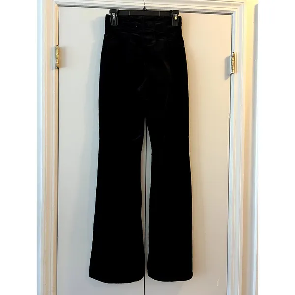 Free People We The Free Jayde Flare Pants Black Corduroy Size 27 - Image 5