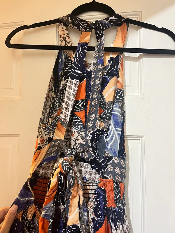 Boutique Auburn Gameday Jaase Orange and Blue Dress - Image 2
