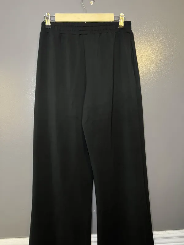 Liquid Energy Sweatpants Womens Small Black Wide Leg Key West Florida Beach - Image 4
