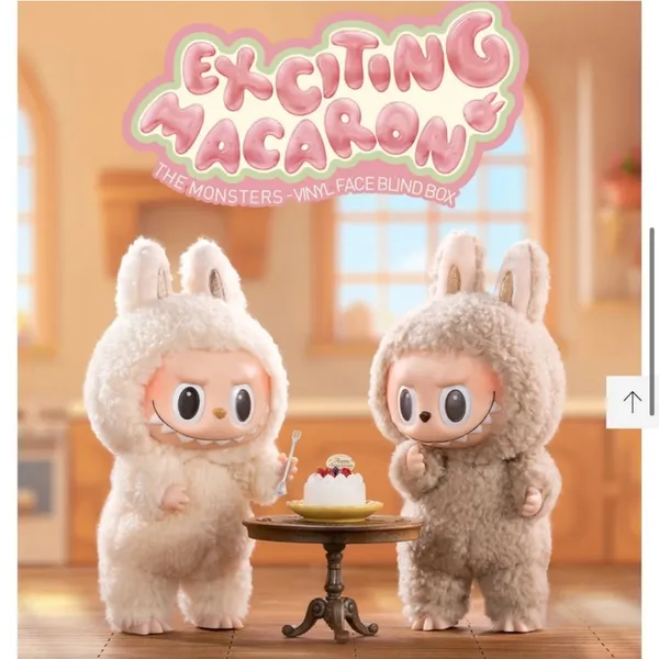 Labubu Authentic POP MART Exciting Macaron Vinyl Face Blind Mystery Box New - Image 9