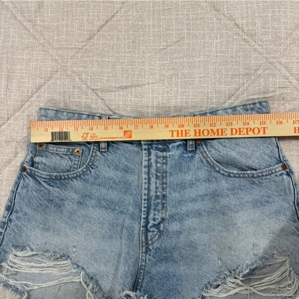 Zara Light Blue‎ Jean Shorts 8 - Image 4