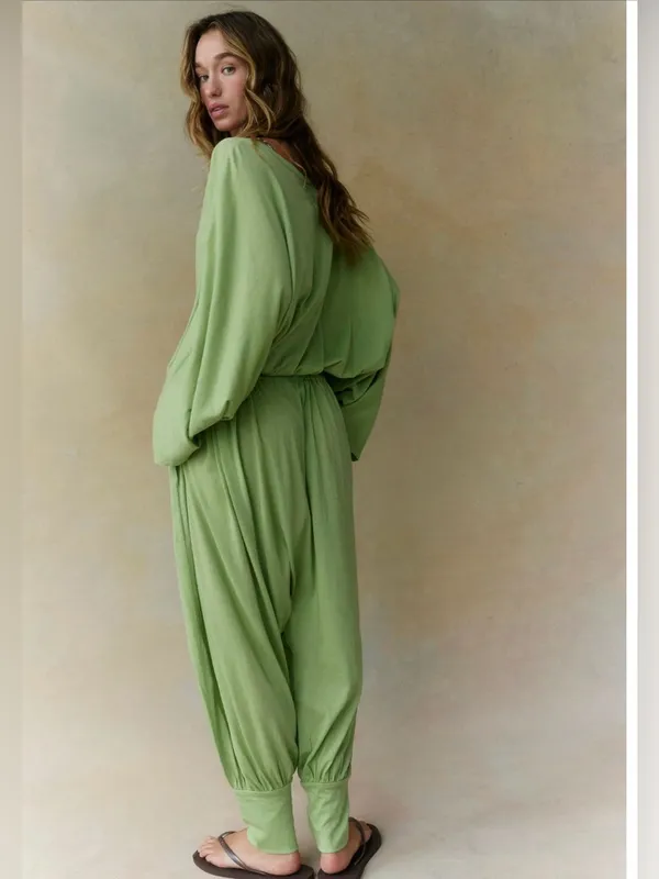 Free people elowen one piece jumpsuit NWT $78 margarita mix XS - Image 2