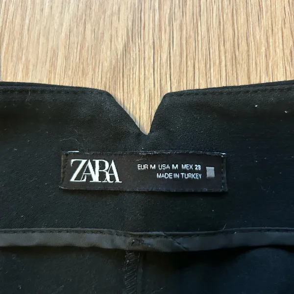 Zara Black High Rise Trousers - Image 3